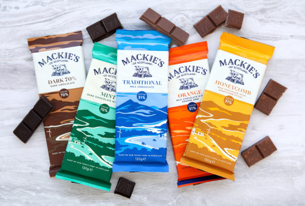 Mackie's chocolate bars