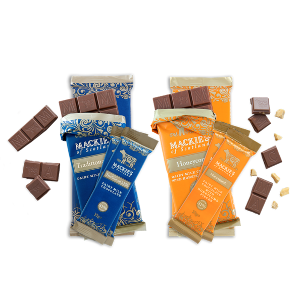 Milk Chocolate Collection (4 x 120g and 4 x 35g Bars) - Image 2