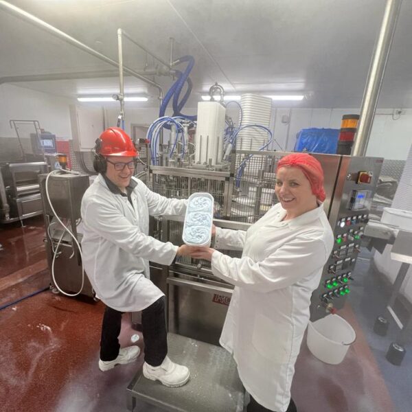 Darren and Pauline proudly displaying our new and improved Bubblegum Napoli