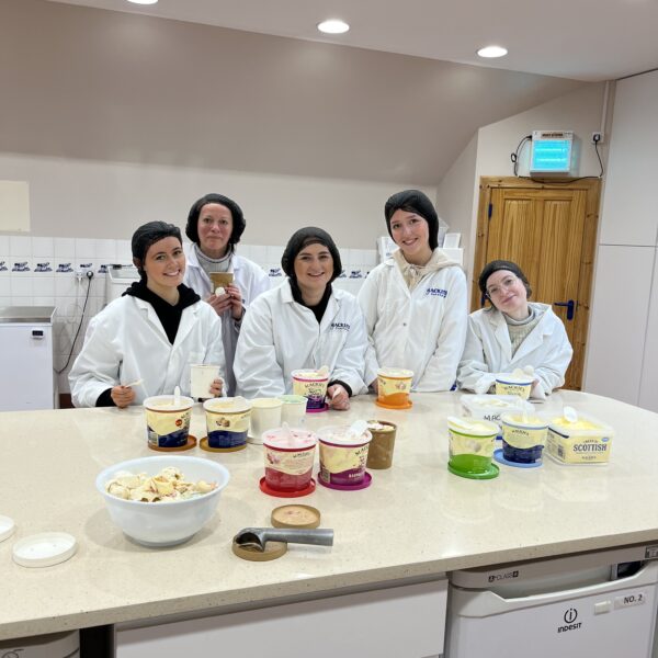Ice cream tasting for our parlour new starts