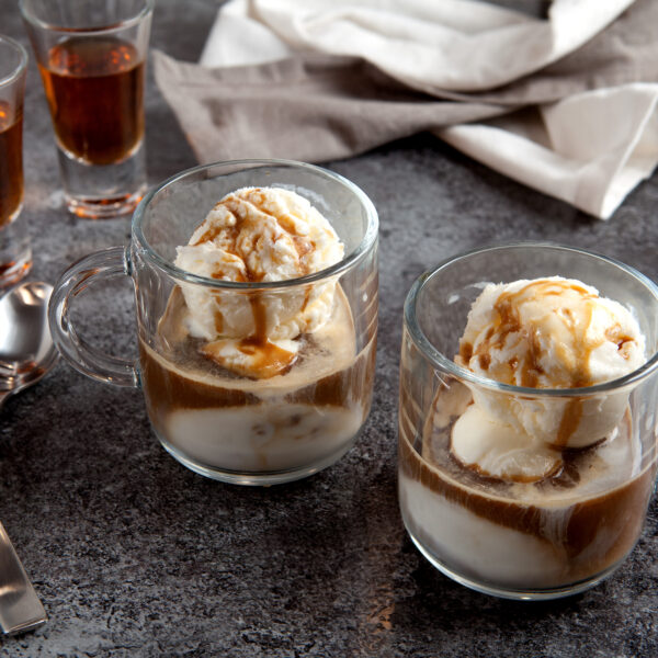 Affogato made with Madagascan Vanilla ice cream