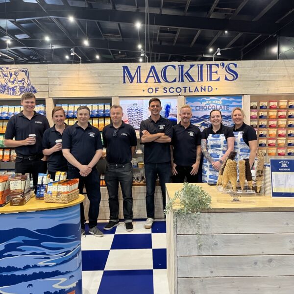 Some of the team all smiles at the Highland Show